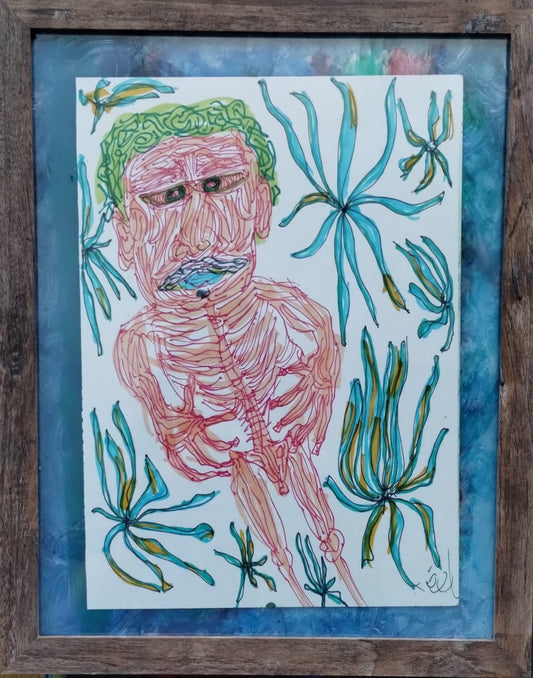 Original Mixed Media: Rennovation-Skinned