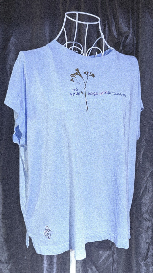 Forms: T-shirt -The absence of love calls for regret